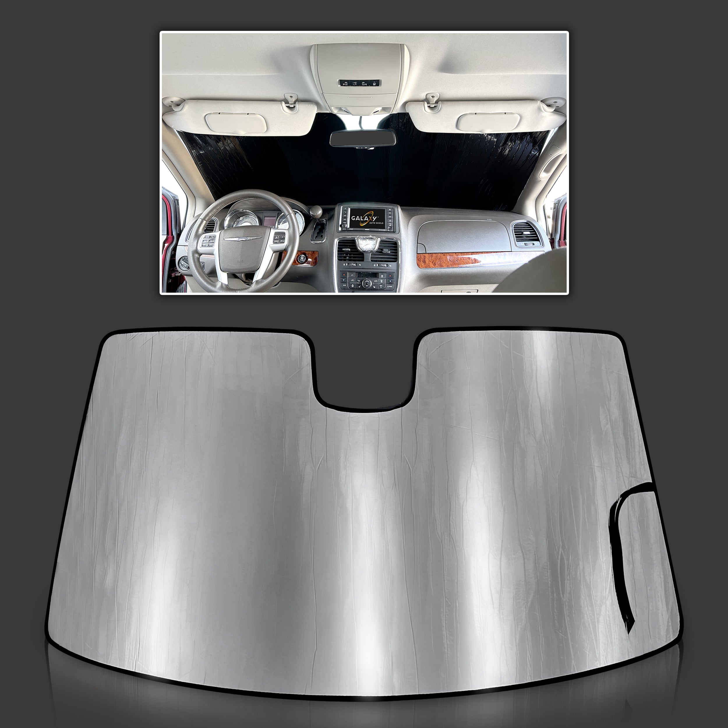 Sunshades for 2008-2018 Chrysler Town & Country Minivan (View for more options)