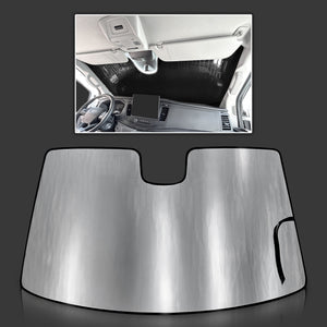 Windshield Sun Shade for 2023-2024 Ford E-Transit EV Van - Low Roof Cargo, Cutaway, Chassis Cab