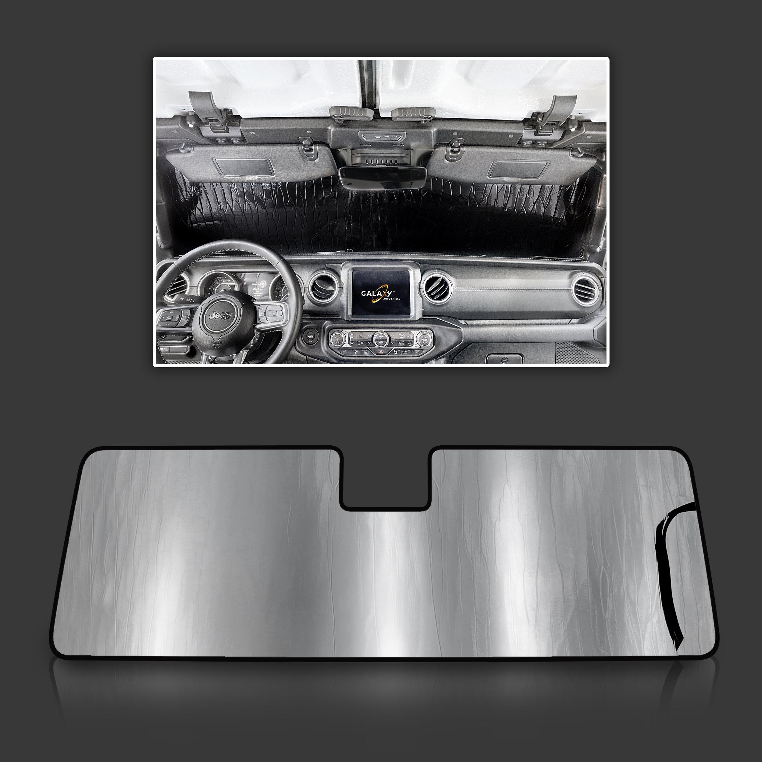 Sunshades for 2020-2024 Jeep Gladiator Pickup (View for more options)