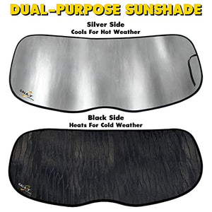 Rear Tailgate Window Sun Shade for 2014-2018 Chevrolet Silverado 1500 - 2Dr Regular Cab, 4Dr Double Cab, Crew Cab Pick up Truck