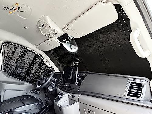 Windshield Sun Shade for 2023-2024 Ford E-Transit EV Van - Low Roof Cargo, Cutaway, Chassis Cab